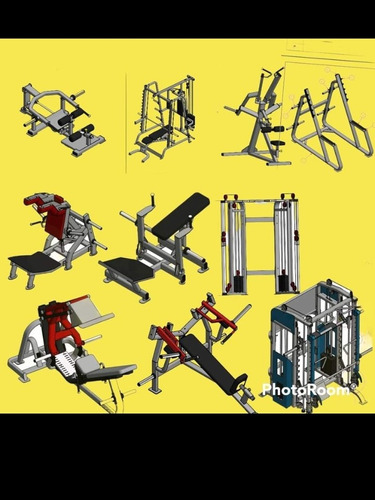  40 Planos Para La Fabricación De Máquinas De Gimnasio 
