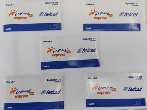 200 Chips Telcel Coahuila Nuevo León Tamaulipas Lote