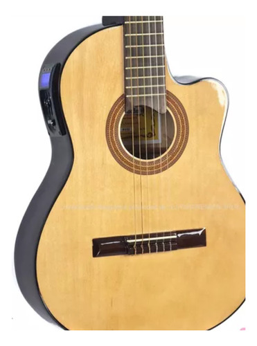 Guitarra Electrocriolla Gracia. M6 Con Corte Y Ecualizador 