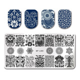 Born Pretty Placa Sello Estampa Uñas Stamping Bp-l085