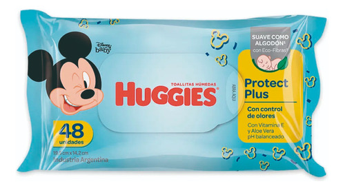 Toallas Húmedas Huggies Protect Plus X 48 Unidades 