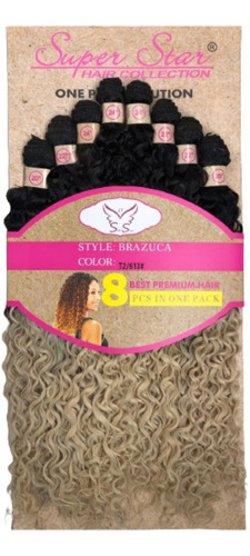 Cabelo Orgânico Cacheado Modelo Brazuca Weng 65cm 260gr 8 Telas Por Pacote + Brinde