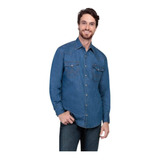 Camisa Vaquera Wrangler Mezclilla Western Shirts