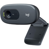 Webcam Logitech C270 Câmera Hd 720p 30 Fps C/ Microfone + Nf