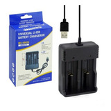 Cargador De Pilas 18650 Por Usb Ajustables 4.2v Indicador 