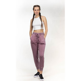 Jogger Buzo Franela Procesado Polemic Color Malva