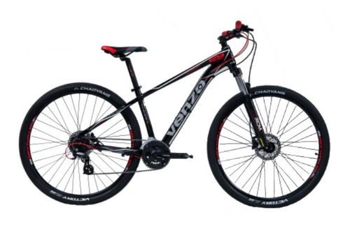 Mountain Bike Venzo 24 Velocidades Thorn Revo  2023 R29 M 24v Frenos De Disco Hidráulico Cambios Shimano Color Negro/blanco/rojo  