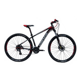 Mountain Bike Venzo 24 Velocidades Thorn Revo  2023 R29 M 24v Frenos De Disco Hidráulico Cambios Shimano Color Negro/blanco/rojo  