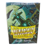 Micas Dragon Shield Japanese Size Olive Matte Yugioh 