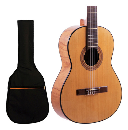 Guitarra Criolla Gracia M7  Estudio Superior Nogal + Funda