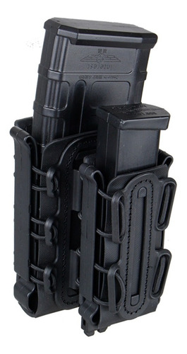 Porta Cargador Táctico Soft Shell Arma Larga Y Arma Corta