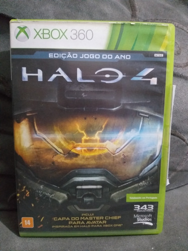 Jogo Halo 4 Ed Jogo Do Ano Xbox 360 Mídia Física Original 