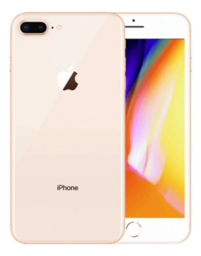  iPhone 8 Plus 64 Gb Dourado Vitrine +acessórios Bateria100%