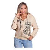 Saco Buzo Hoodie Sueter Para Mujer 170 Mau