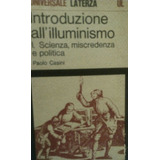 Introduzione All' Illuminismo -  Paolo Casini  - En Italiano