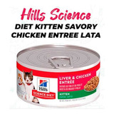 Pack*4 Hills Kitten Liver & Chicken 156 Gr