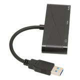 Interfaz Multimedia Usb A Hd 2 En 1 Negra 1080p 60hz