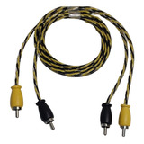 Cabo Rca Estéreo 1.0 Metro Uniq Cable Na Cor Amarela Inov0.1