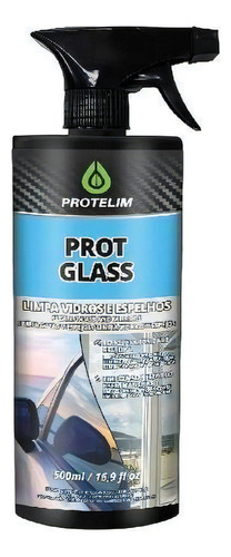 Limpa Vidros E Espelhos Spray Prot Glass 500ml Protelim