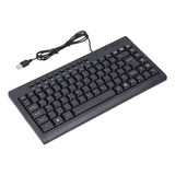 Mini Teclado Com Fio De 87 Teclas Usb Desktop Notebook