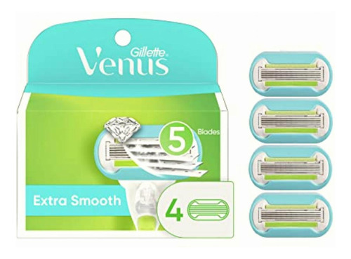 Gillette Venus Extra Smooth Dama 4 Repuestos