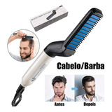 Chapinha Alisadora De Cabelo Modela Barba Bivolt Pente Frizz