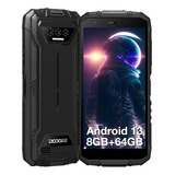 Doogee S41t Dual Sim Android 13 Rugged Phone 5.5 Ips Hd+ 6300 Mah 8gb Ram+64gb Rom Ip68impermeabilización/ip69k /nfc/otg/bluetooth5.0/face Unlock