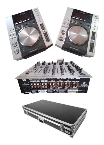 Par De Cdj200s + Mixer Djx700 Behringer + Case