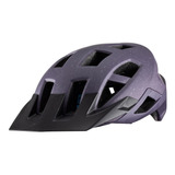 Capacete Bike Ciclismo Leatt Mtb Trail 2.0 Cor Roxo Tamanho 55/59