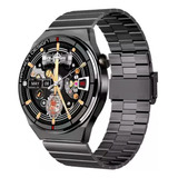 Smartwatch H4 Max C/ 3 Pulseiras Executivo Masculino Premium