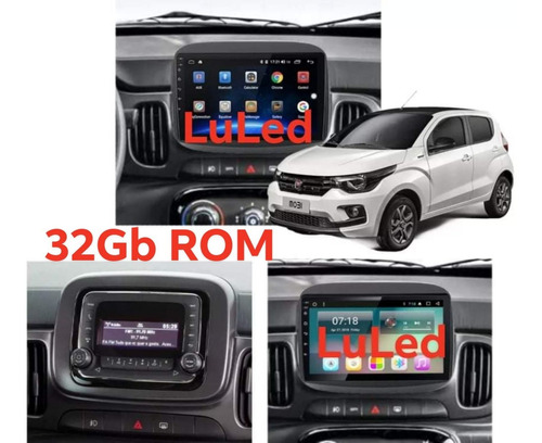 Consola Estereo Fiat Mobi Android Wifi Bt Gps Usb 2ram 32rom