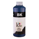 1 Litro Tinta Inktec Pigmentada Negra Compatible Con Hp