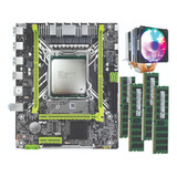 Kit Xeon 2689 + 16gb Ram Ddr3 + Placa Mãe + Cooler 2 Fans