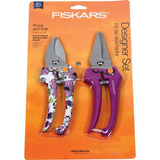 Set De Podadora Y Diseñador De Tijeras Bypass De Fiskars