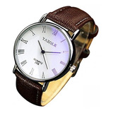 Reloj  Para Hombre Casual De Acero Vidrio Blanco  Envió Gratis