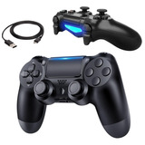 Controle Compativel Ps4 Pc Video Game Sem Fio Bluetooth Recarregavel 