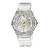 Reloj Casual Casio Dive Series De Cuarzo Y Resina Transparen