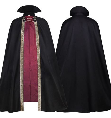 Ropa De Vampira Cosplay, Capa De Halloween Para Adultos Y Niños