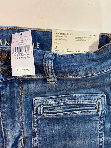 Jean American Eagle Super Hi Rise Flare