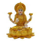 Deusa Hindu Da Tailândia Em Estátua De Lótus, Escultura
