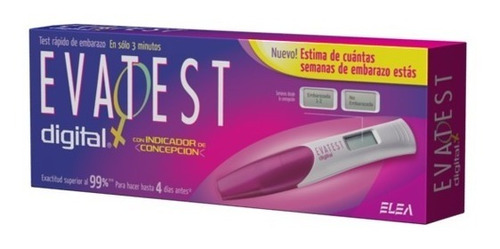 Evatest Test De Embarazo Digital Indicador De Concepcion