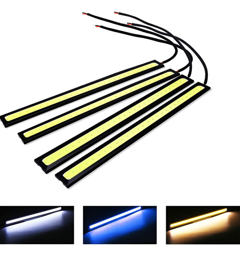 4pcs Barras Tira Led Cob 17 Cm Luces De Circulación Diurna | MercadoLibre