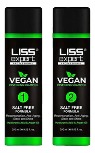 Kit Liss Expert | Vegan | Shampoo, Conditioner Reparador