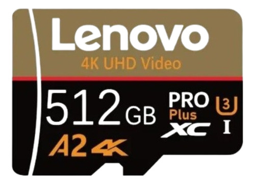 Tarjeta Micro Sd Lenovo 512gb Pro Plus A2 U3 4k Clase 10