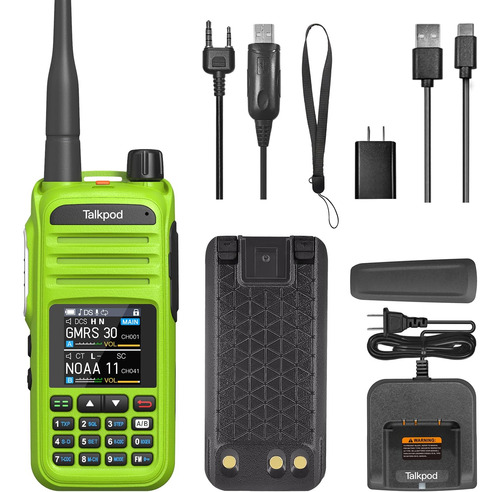 Radio Portátil Bidireccional Talkpod A36plus Gmrs Walkie Tal