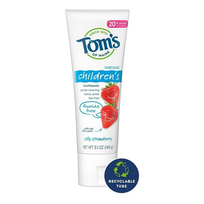  Pasta Dientes Toms Of Maine Para Niños Sin Fluoruro Fresa | MercadoLibre