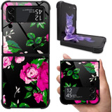 Funda Para Samsung Galaxy Z Flip 3 5g - Rosas Rojas