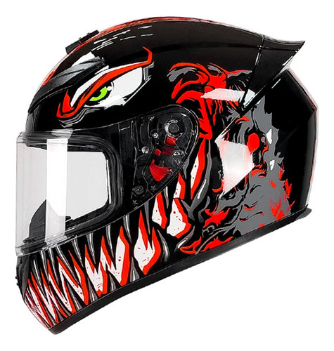 Casco Moto Helmet Abatible Mica Deportivo Resistente Ligero