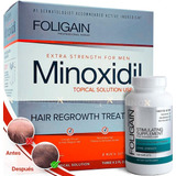 Minoxidil 5% Formula Original + Suplemento Tabletas 120 Pzas