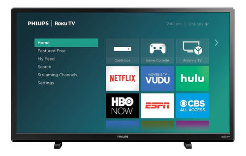 Smart Tv Philips 4600 Series 32pfl4664/f7 Led Roku Os Hd 32  120v